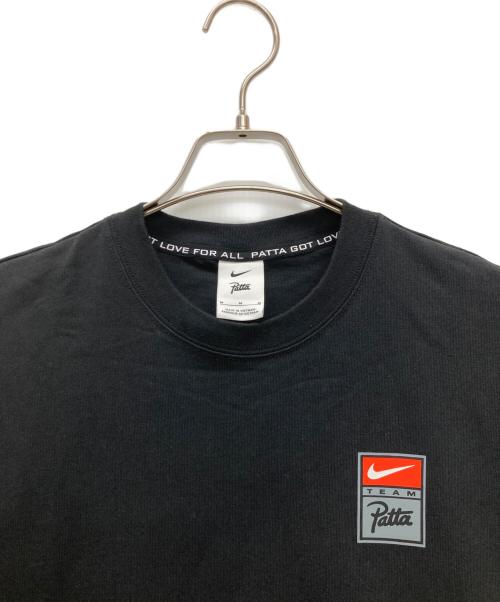 NIKE（ナイキ）NIKE (ナイキ) Patta (パタ) 半袖カットソー ブラック サイズ:Mの古着・服飾アイテム