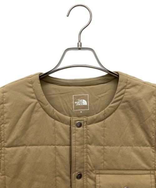 THE NORTH FACE（ザ ノース フェイス）THE NORTH FACE (ザ ノース フェイス) キルティングベスト ベージュ サイズ:Mの古着・服飾アイテム