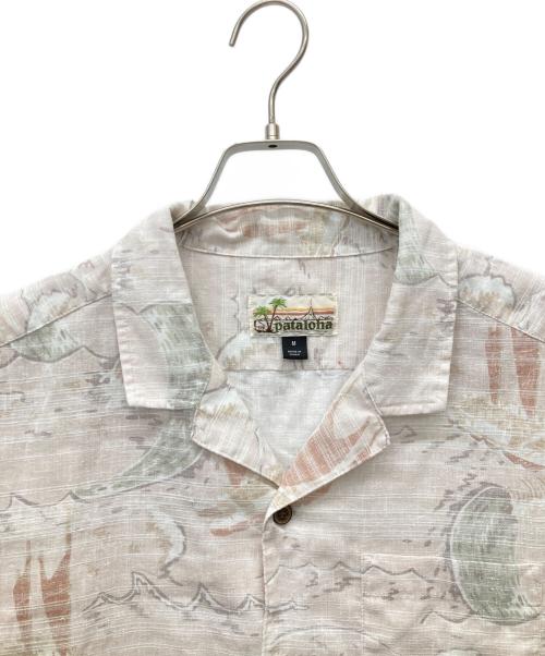 Patagonia（パタゴニア）Patagonia (パタゴニア) patalohaアロハシャツ ベージュ サイズ:Mの古着・服飾アイテム