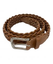 Whitehouse Cox（ホワイトハウスコックス）の古着「レザーベルト」｜ブラウン