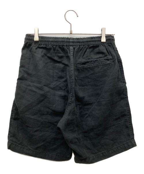 Ron Herman（ロンハーマン）Ron Herman (ロンハーマン) リネンハーフパンツ ブラック サイズ:Sの古着・服飾アイテム