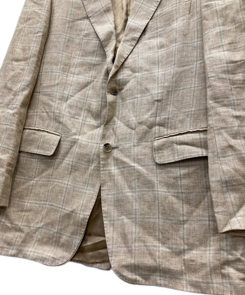 BURBERRY LONDON（バーバリーロンドン）BURBERRY LONDON (バーバリーロンドン) テーラードジャケット ベージュ サイズ:48の古着・服飾アイテム