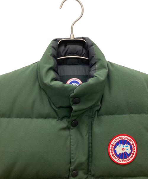 CANADA GOOSE（カナダグース）CANADA GOOSE (カナダグース) ダウンベスト カーキ サイズ:XSの古着・服飾アイテム