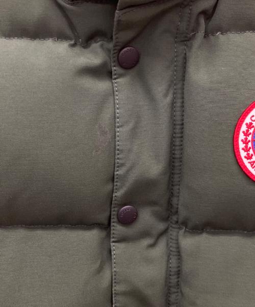 CANADA GOOSE（カナダグース）CANADA GOOSE (カナダグース) ダウンベスト カーキ サイズ:XSの古着・服飾アイテム