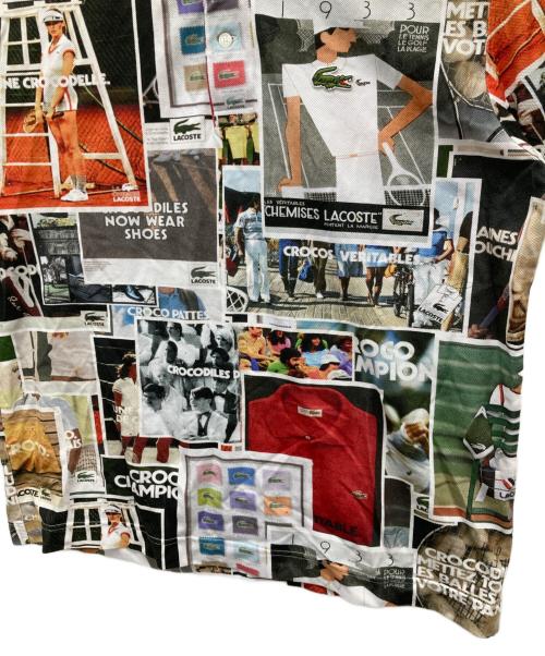 LACOSTE（ラコステ）LACOSTE (ラコステ) 総柄転写プリントポロシャツ ホワイト サイズ:Mの古着・服飾アイテム