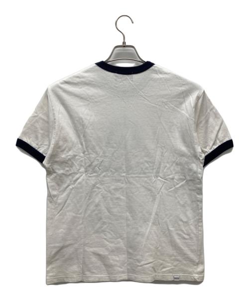 histeric（ヒステリック）histeric (ヒステリック) リンガーTシャツ ネイビー×ホワイト サイズ:Mの古着・服飾アイテム