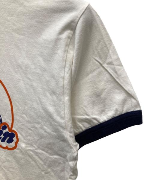 histeric（ヒステリック）histeric (ヒステリック) リンガーTシャツ ネイビー×ホワイト サイズ:Mの古着・服飾アイテム