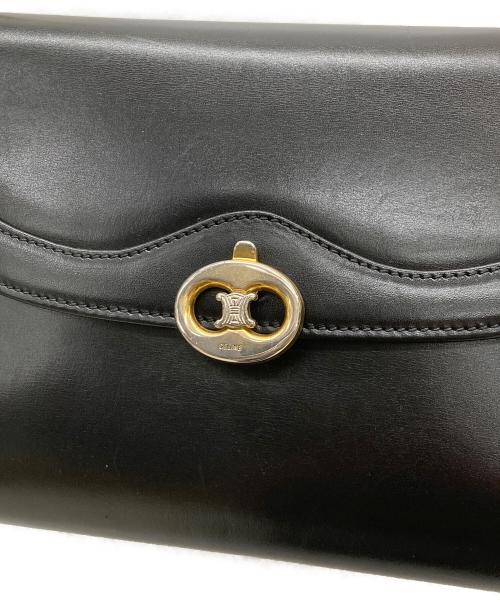 CELINE（セリーヌ）CELINE (セリーヌ) ショルダーバッグ ブラックの古着・服飾アイテム