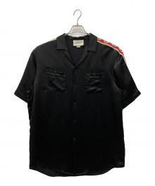 GUCCI（グッチ）の古着「開襟半袖シャツ」｜ブラック