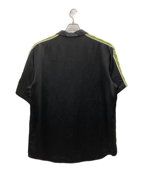 GUCCI（グッチ）GUCCI (グッチ) 開襟半袖シャツ ブラック サイズ:52の古着・服飾アイテム