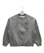 NIKE×stussyナイキ×ステューシー）の古着「NRG BR Crew Fleece スウェット」｜グレー