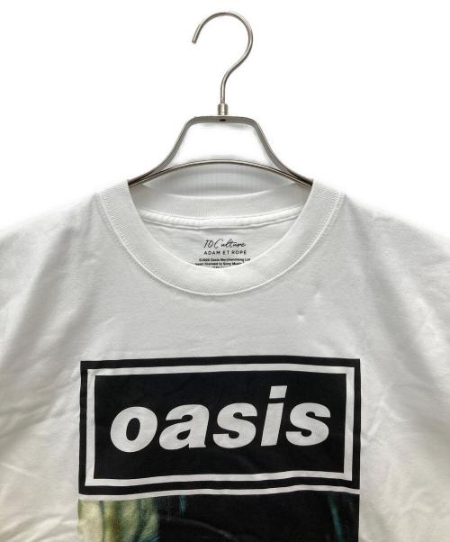 Adam et Rope（アダム エ ロペ）Adam et Rope (アダム エ ロペ) oasis (オアシス) Artwork design TSH ホワイト サイズ:Lの古着・服飾アイテム