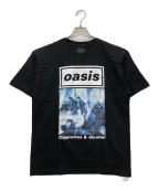 Adam et Rope×oasisアダム エ ロペ×オアシス）の古着「Artwork design TSH」｜ブラック