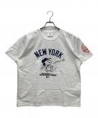 GENUINE MERCHANDISEジェニュイン マーチャンダイズ）の古着「ベースボールプリントTシャツ」｜ホワイト