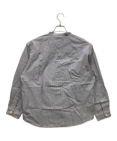 DANTON（ダントン）DANTON (ダントン) 長袖バンドカラーシャツ グレー サイズ:38の古着・服飾アイテム