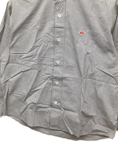 DANTON（ダントン）DANTON (ダントン) 長袖バンドカラーシャツ グレー サイズ:38の古着・服飾アイテム