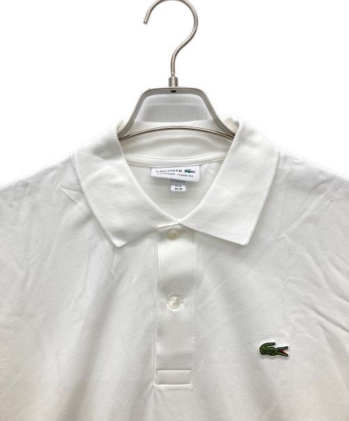 LACOSTE（ラコステ）LACOSTE (ラコステ) ライトポロシャツ ホワイト サイズ:Mの古着・服飾アイテム