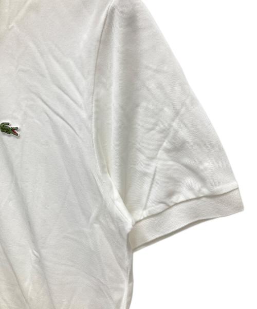 LACOSTE（ラコステ）LACOSTE (ラコステ) ライトポロシャツ ホワイト サイズ:Mの古着・服飾アイテム