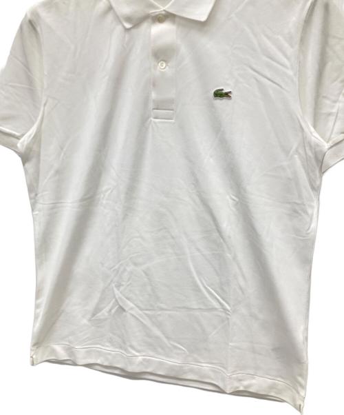 LACOSTE（ラコステ）LACOSTE (ラコステ) ライトポロシャツ ホワイト サイズ:Mの古着・服飾アイテム