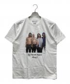 JOURNAL STANDARDジャーナルスタンダード）の古着「レッドホットチリペッパーズbyロス・ハルフィン プリントTシャツ」｜ホワイト