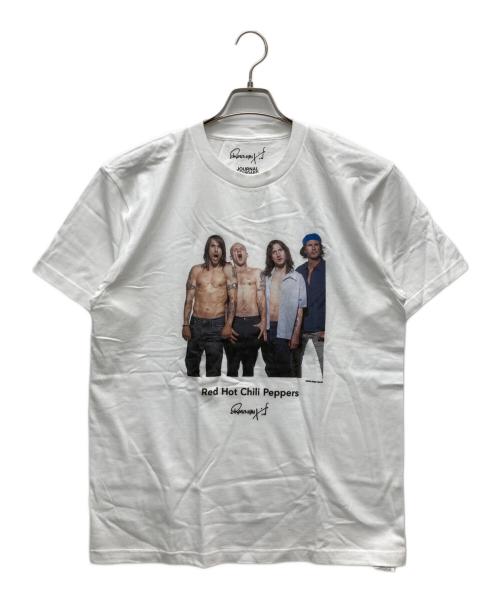 JOURNAL STANDARD（ジャーナルスタンダード）JOURNAL STANDARD (ジャーナルスタンダード) レッドホットチリペッパーズbyロス・ハルフィン プリントTシャツ ホワイト サイズ:Lの古着・服飾アイテム
