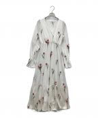 gelato piqueジェラートピケ）の古着「チューリップ柄ルームウェア」｜ホワイト