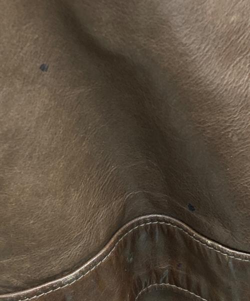 Schott（ショット）shott (ショット) フライトレザージャケット ブラウン サイズ:40の古着・服飾アイテム