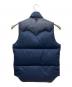 RockyMountainFeatherBed (ロッキーマウンテンフェザーベッド) BEAMS (ビームス) レザー切替ダウンベスト ネイビー サイズ:38：13000円