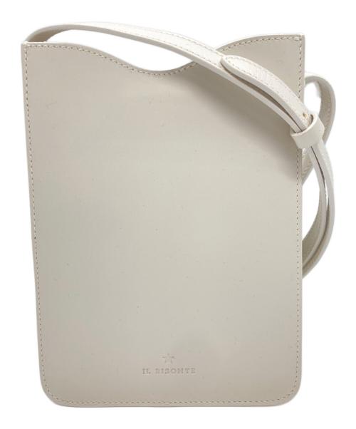 IL BISONTE（イル ビゾンテ）IL BISONTE (イル ビゾンテ) ショルダーバッグ ホワイト 未使用品の古着・服飾アイテム