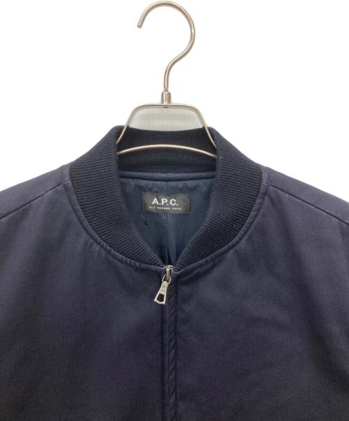 A.P.C.（アーペーセー）A.P.C. (アーペーセー) MA-1ジャケット ネイビー サイズ:L相当の古着・服飾アイテム