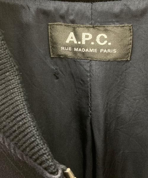 A.P.C.（アーペーセー）A.P.C. (アーペーセー) MA-1ジャケット ネイビー サイズ:L相当の古着・服飾アイテム