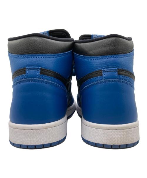 NIKE（ナイキ）NIKE (ナイキ) AIR JORDAN 1 RETRO HIGH OG ブラック×ブルー サイズ:28㎝の古着・服飾アイテム
