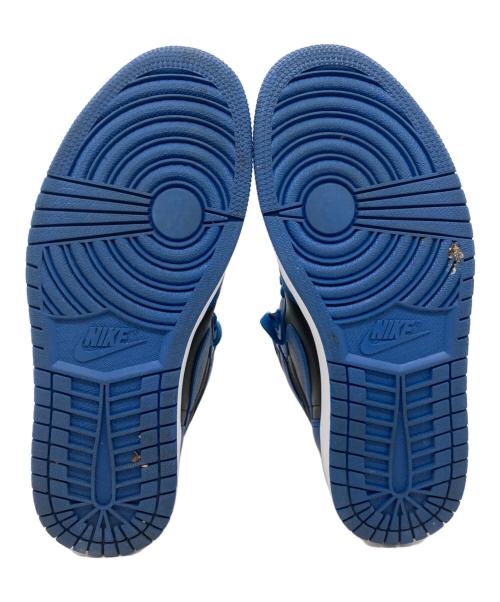 NIKE（ナイキ）NIKE (ナイキ) AIR JORDAN 1 RETRO HIGH OG ブラック×ブルー サイズ:28㎝の古着・服飾アイテム