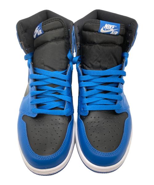 NIKE（ナイキ）NIKE (ナイキ) AIR JORDAN 1 RETRO HIGH OG ブラック×ブルー サイズ:28㎝の古着・服飾アイテム