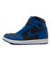 NIKE (ナイキ) AIR JORDAN 1 RETRO HIGH OG ブラック×ブルー サイズ:28㎝：15000円