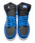 中古・古着 NIKE (ナイキ) AIR JORDAN 1 RETRO HIGH OG ブラック×ブルー サイズ:28㎝：15000円