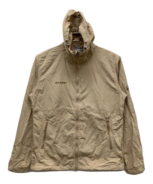 MAMMUT（マムート）MAMMUT (マムート) ハイキング ウィンドブレーカー フーデッド ジャケット ベージュ サイズ:XLの古着・服飾アイテム