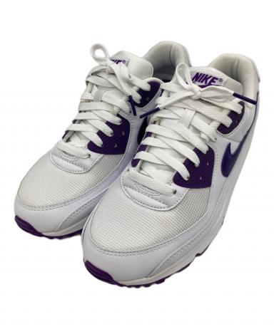 中古・古着通販】NIKE (ナイキ) エアマックス90 ホワイト×パープル