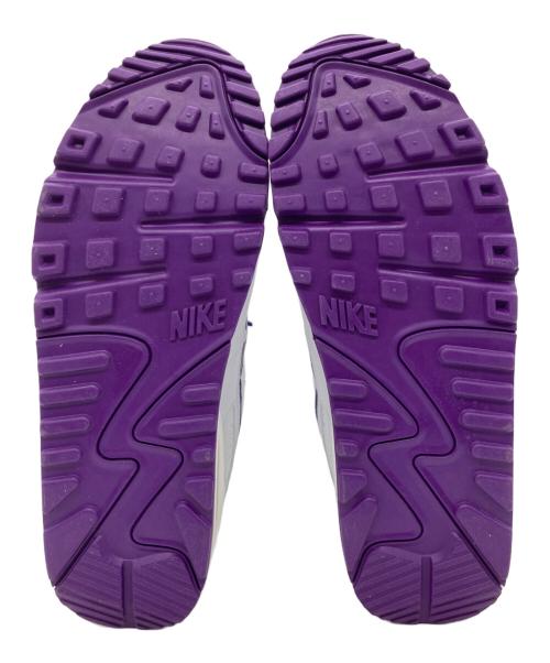 NIKE（ナイキ）NIKE (ナイキ) エアマックス90 ホワイト×パープル サイズ:27 未使用品の古着・服飾アイテム