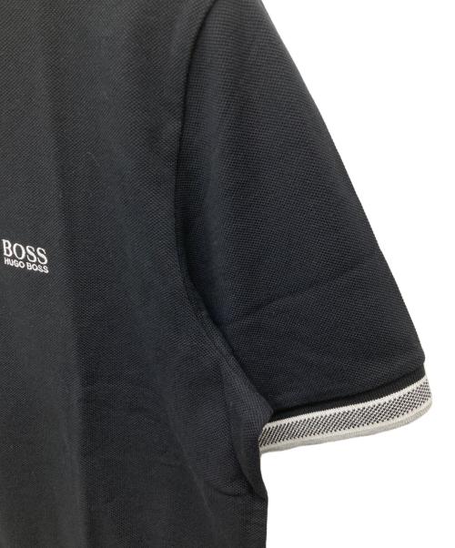 HUGO BOSS（ヒューゴ ボス）HUGO BOSS (ヒューゴ ボス) ポロシャツ ブラック サイズ:M 未使用品の古着・服飾アイテム