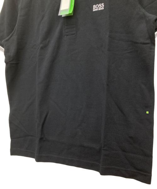 HUGO BOSS（ヒューゴ ボス）HUGO BOSS (ヒューゴ ボス) ポロシャツ ブラック サイズ:M 未使用品の古着・服飾アイテム