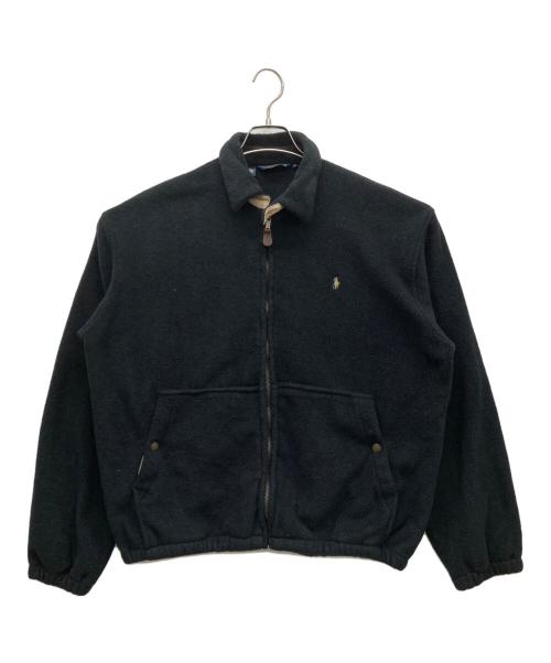RALPH LAUREN（ラルフローレン）RALPH LAUREN (ラルフローレン) 90’Sフリースジャケット ブラック サイズ:Sの古着・服飾アイテム