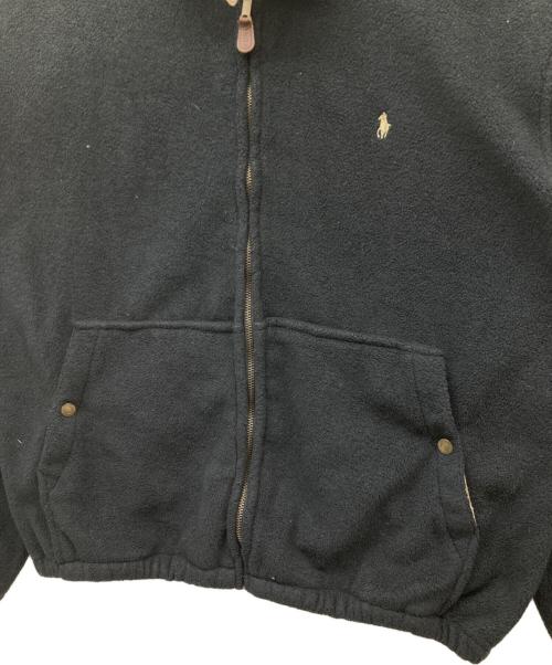 RALPH LAUREN（ラルフローレン）RALPH LAUREN (ラルフローレン) 90’Sフリースジャケット ブラック サイズ:Sの古着・服飾アイテム