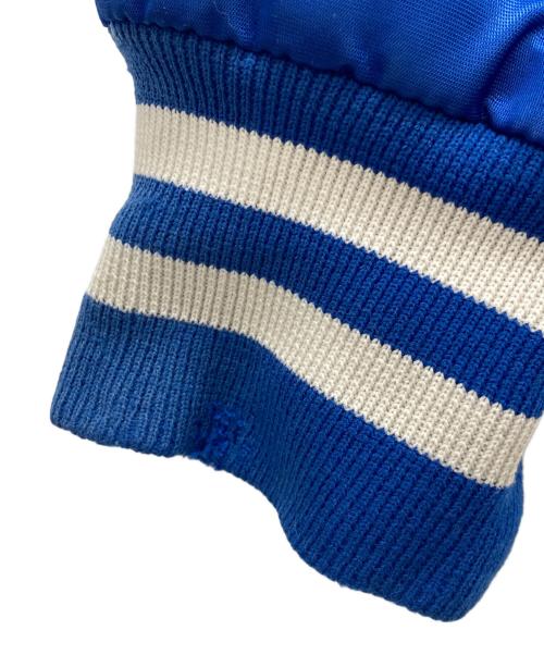 CATCH BALL（キャッチボール）CATCH BALL (キャッチボール) ナイロンスタジャン ブルー サイズ:Mの古着・服飾アイテム