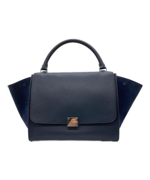 CELINE（セリーヌ）CELINE (セリーヌ) 2WAYバッグ ネイビーの古着・服飾アイテム