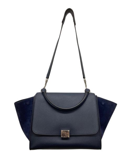 CELINE（セリーヌ）CELINE (セリーヌ) 2WAYバッグ ネイビーの古着・服飾アイテム