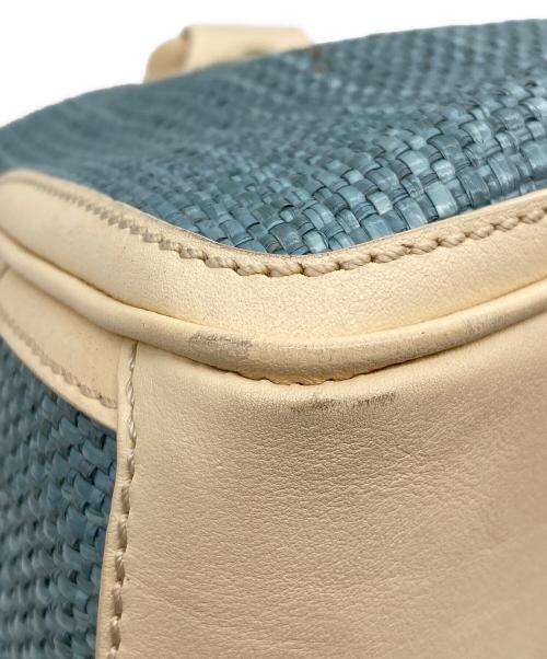 CELINE（セリーヌ）CELINE (セリーヌ) ハンドバッグ ブルー×ベージュの古着・服飾アイテム