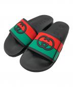 GUCCIグッチ）の古着「スライドサンダル」｜ブラック