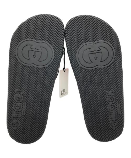 GUCCI（グッチ）GUCCI (グッチ) スライドサンダル ブラック サイズ:25 未使用品の古着・服飾アイテム