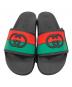 中古・古着 GUCCI (グッチ) スライドサンダル ブラック サイズ:25 未使用品：25000円